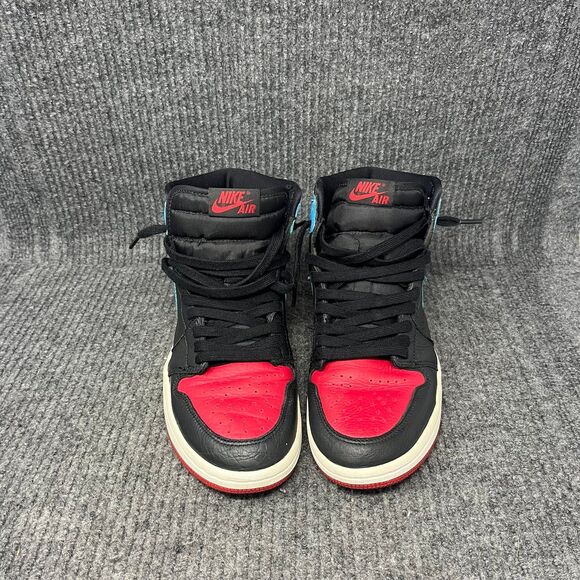 Nike Air Jordan 1 Retro High OG UNC To‎ Chi Black Red Blue Women’s 8 CD0461-046 - Picture 2 of 9